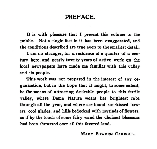 Page from Ten Years in Paradise by Mary Bowden Carroll