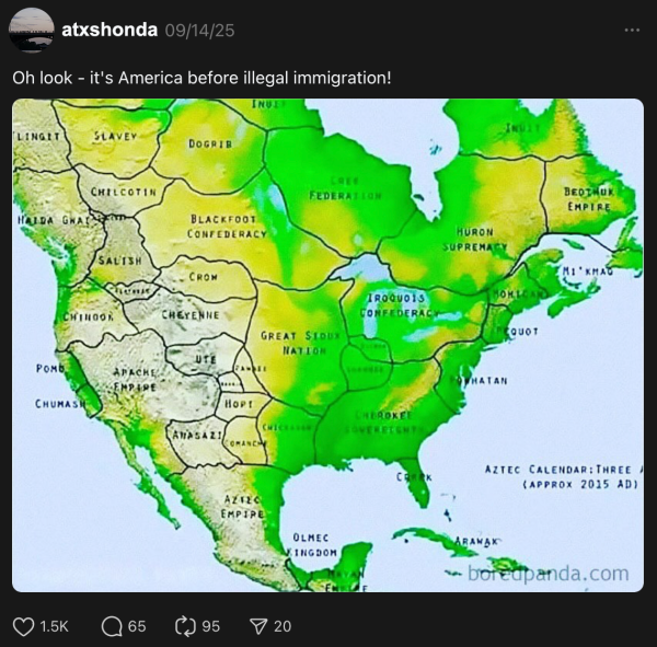 Screenshot of a Threads post