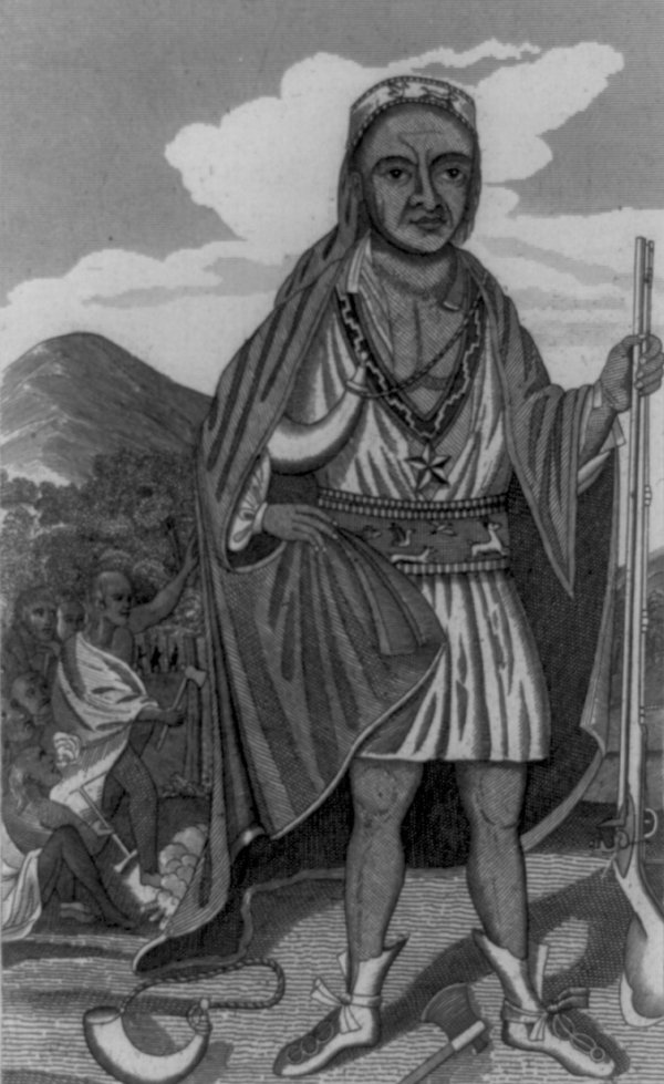 Image: Engraving of King Philip by Benjamin Church, 1881. From the Library of Congress.