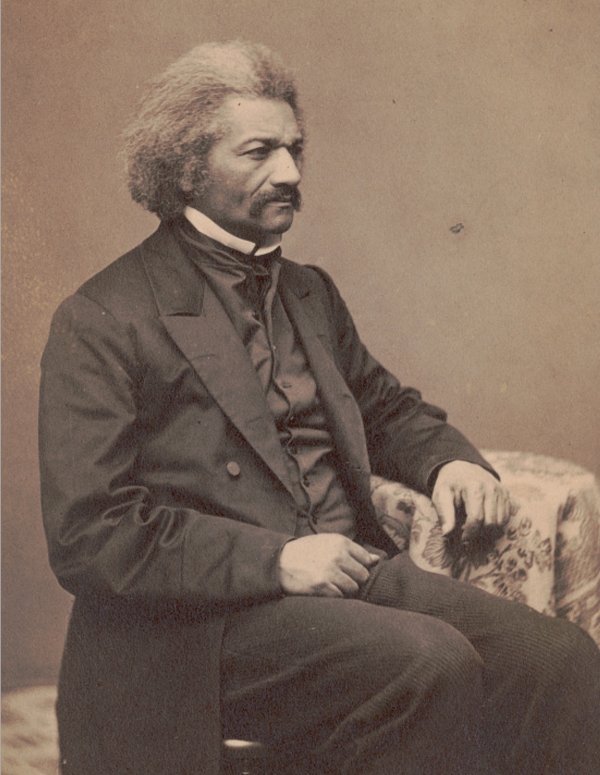 Photograph of Frederick Douglass in 1864 from the Library of Congress