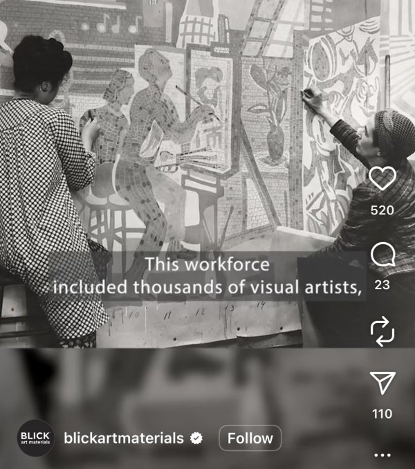 Screenshot of an Instagram reel