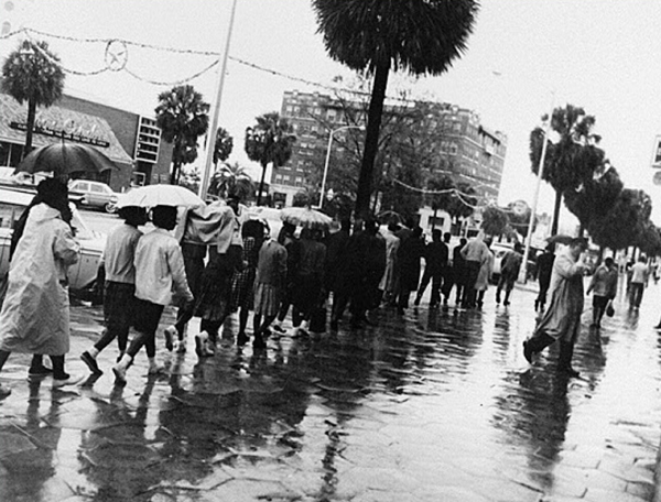 Albany Movement demonstration in the 1960s
