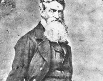 Image: Photograph of John Brown in 1859. From the Wikimedia Commons.